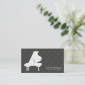 Piano Damask Visitekaartje (Staand voorkant)