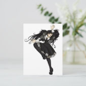 Piano Dance Briefkaart (Staand voorkant)