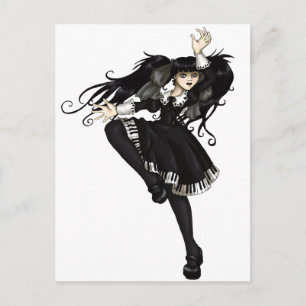 Piano Dance Briefkaart