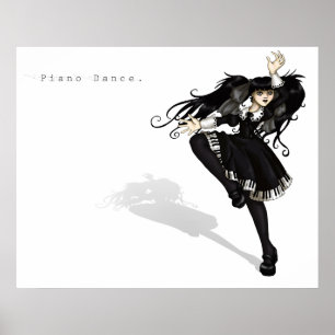 Piano Dance Poster