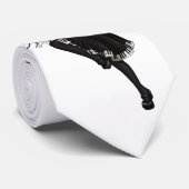 Piano Dance Stropdas (Opgerold)