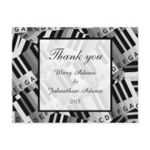 Piano Dank u bruiloft