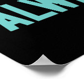 Piano - de pianoleraar heeft altijd gelijk poster (Hoek)