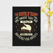 Piano - de Sonatas van Mozart Kaart (Gele Bloem)