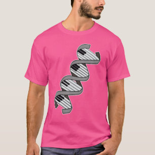 Piano DNA Instrument Music Orchestra Pianist Keybo T-shirt