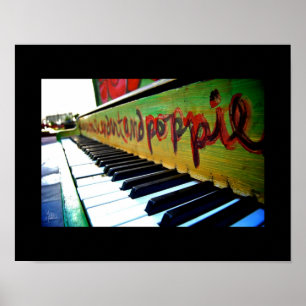 Piano, downtown Denver [Art Print] Poster