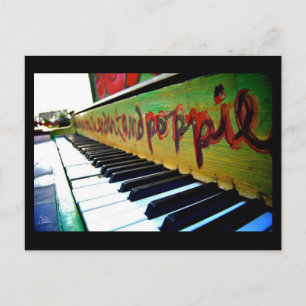 Piano, downtown Denver (Briefkaart) Briefkaart