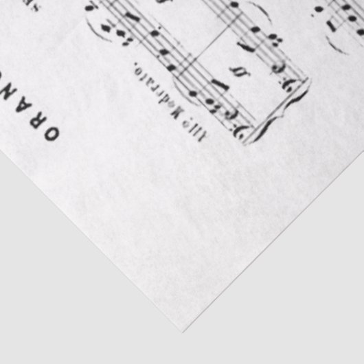  Piano Duet-blad Muziek ontkoppelen Tissuepapier (Detail)