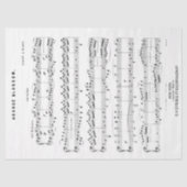  Piano Duet-blad Muziek ontkoppelen Tissuepapier (Voorkant)