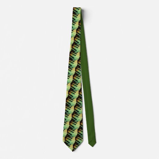 Piano Electric Green Stropdas (Voorkant)