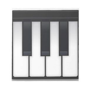 Piano Emoji Notitieblok
