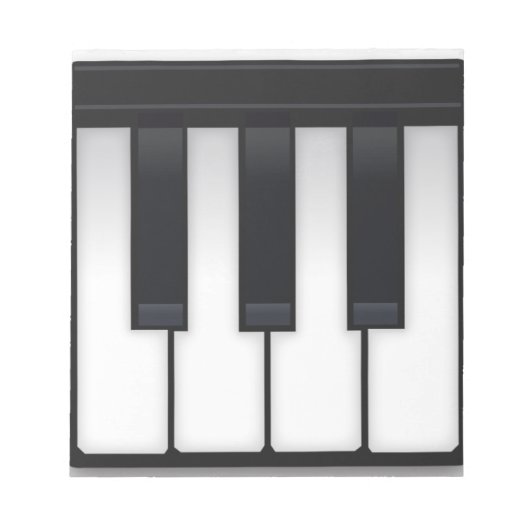 Piano Emoji Notitieblok (Voorkant)