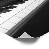 Piano- en Feet-Poster Poster (Hoek)