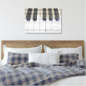 Piano- en Moonlight Sonata - 3de verplaatsing Canvas Afdruk (Insitu (Slaapkamer))