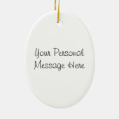 Piano en Muzieknoten Keramisch Ornament (Achterkant)