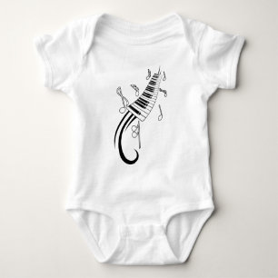 Piano en Muzieknoten Romper