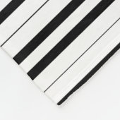 Piano- en muziekscore 2 fleece deken (Hoek)