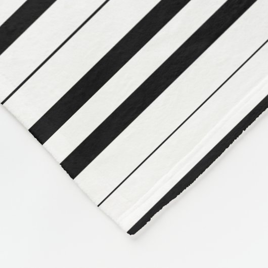 Piano- en muziekscore 2 fleece deken (Hoek)