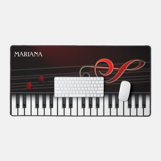 Piano en Red Clef Bureaumat (Keyboard & Muis)