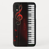 Piano en Treble Clef Case-Mate iPhone Case (Achterkant)