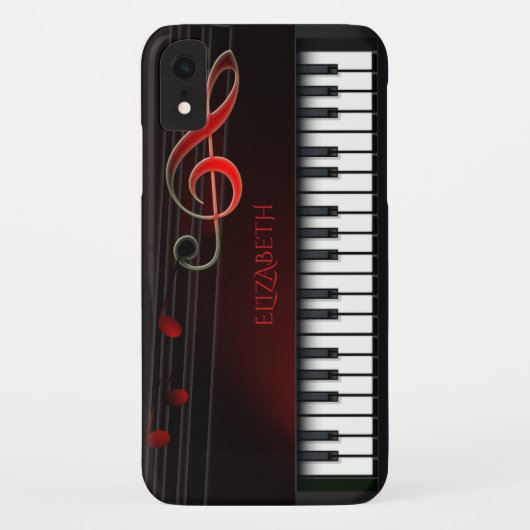 Piano en Treble Clef Case-Mate iPhone Case (Achterkant)