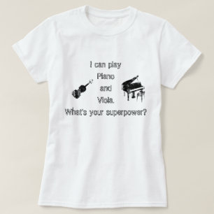 Piano en Viola Superpower T-shirt