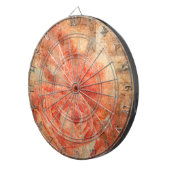 Piano en violine met muzieknoten en roos dartbord (Voorkant Rechts)