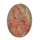 Piano en violine met muzieknoten en roos dartbord (Voorkant Links)