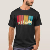 Piano Evolution Retro Piano Player Pianist  1 T-shirt (Voorkant)
