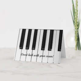 Piano examenkaart kaart