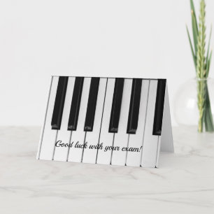 Piano examenkaart kaart