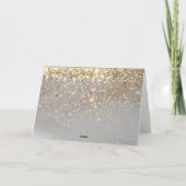 piano faux sparkle - dank u bedankkaart (Achterkant)