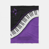 Piano Fleece Deken (Voorkant)