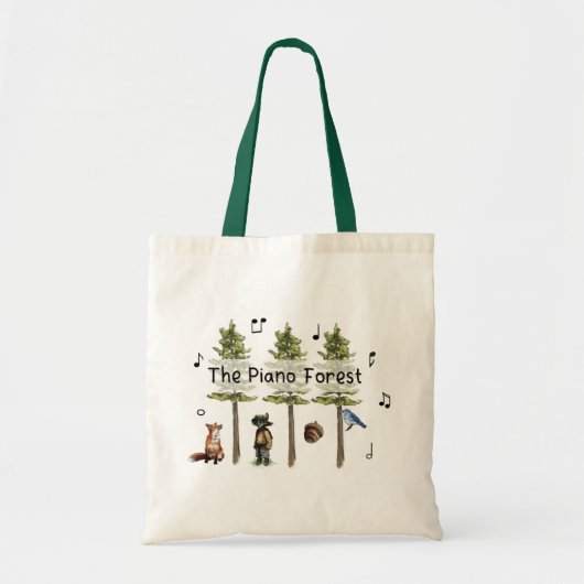 Piano Forest-canvas tas (Voorkant)