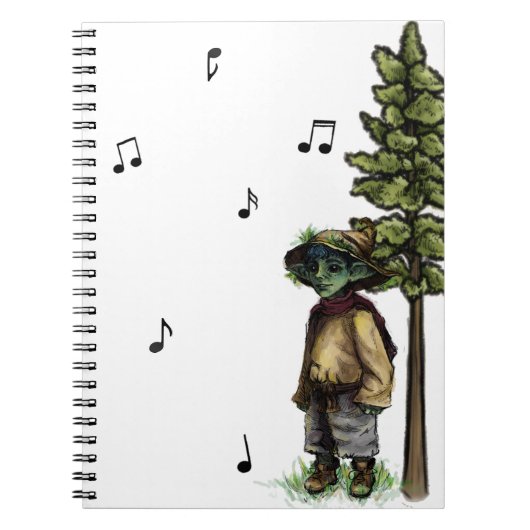 Piano Forest notitieboek - Grass Goblin (Voorkant)