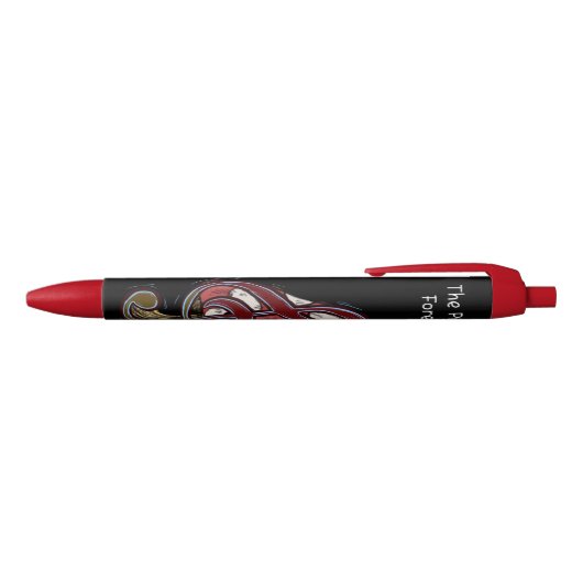 Piano Forest red mushroom pen  (Bovenkant)