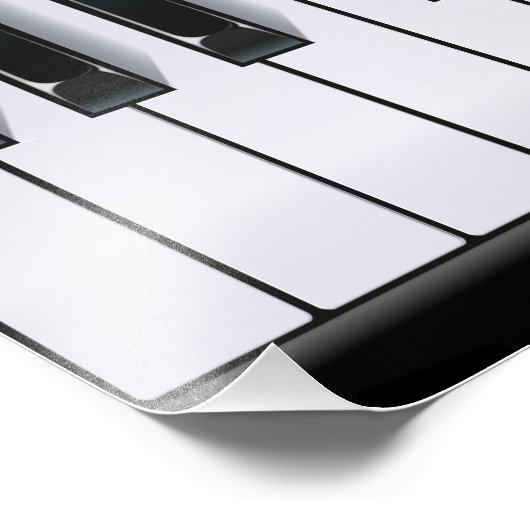 Piano Foto Afdruk (Hoek)