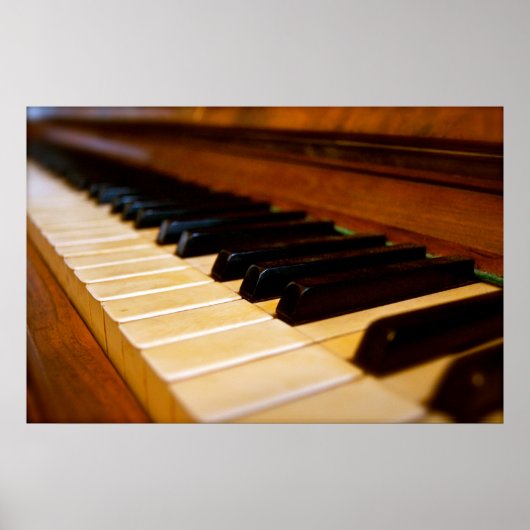 Piano-foto Poster (Voorkant)