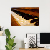 Piano-foto Poster (Thuiskantoor)