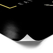 Piano Geboren als pianist Muzikant  Design Perfect Poster (Hoek)