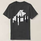 Piano Gift Idee 1 T-shirt (Design voorkant)