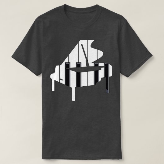 Piano Gift Idee 1 T-shirt (Design voorkant)