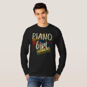 Piano Girl Pianist T-shirt (Voorkant volledig)