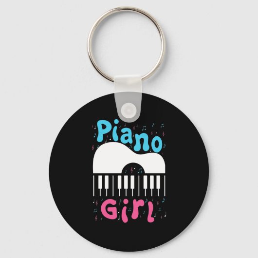 Piano Girl Sleutelhanger (Voorkant)