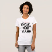 Piano Girl T-shirt (Voorkant volledig)