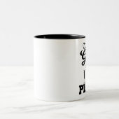 Piano Girl Tweekleurige Koffiemok (Center)