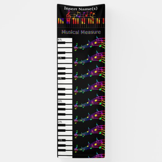 Piano Groeigrafiek Spandoek (Verticaal)