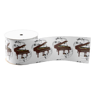 Piano Grosgrain Lint