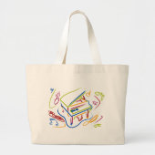 PIANO GROTE TOTE BAG (Voorkant)