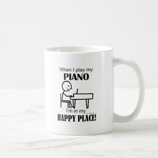 Piano Happy Place Koffiemok (Rechts)